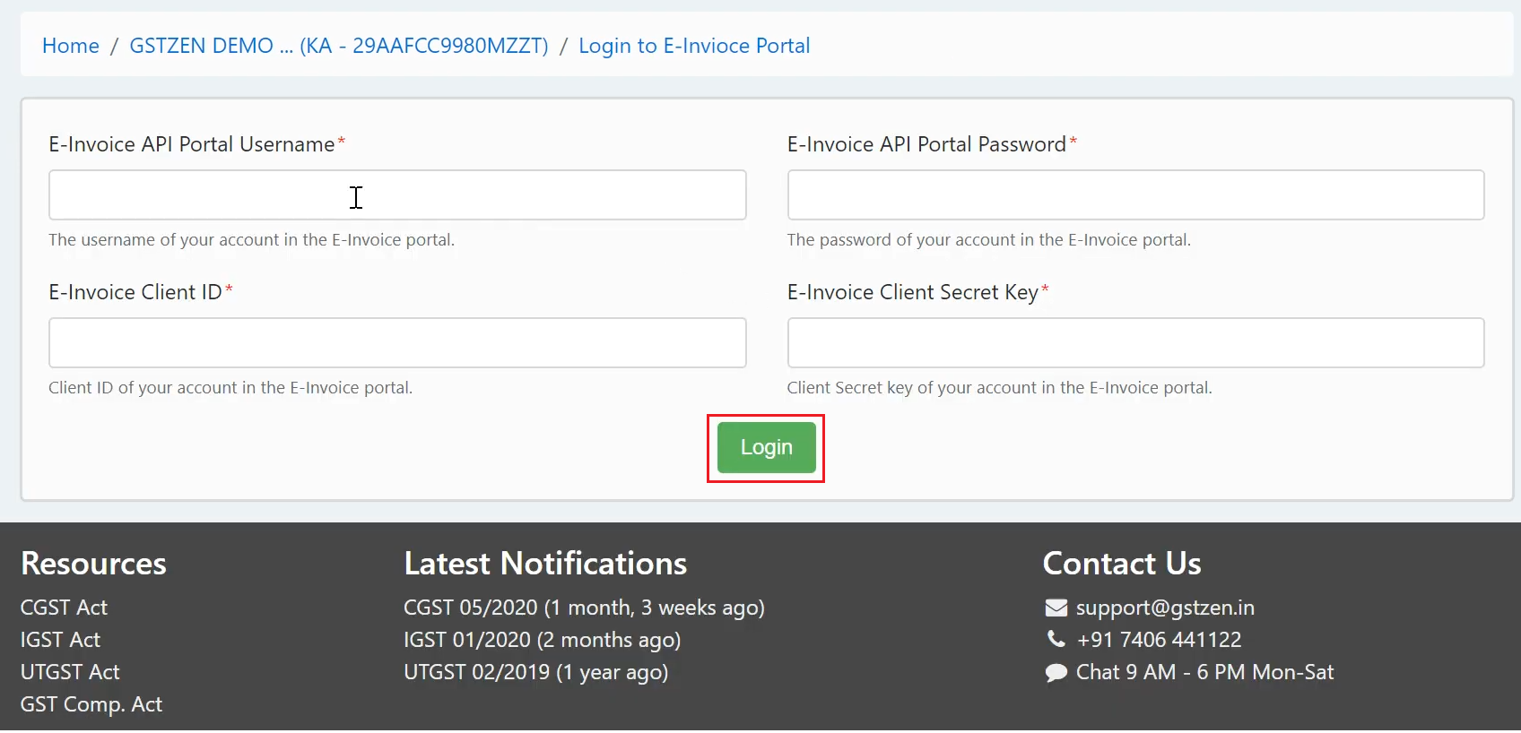 E Invoice In Sap Business One Gstzen Live Demo Gst Learn