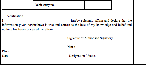 GST CMP-03 Table 10