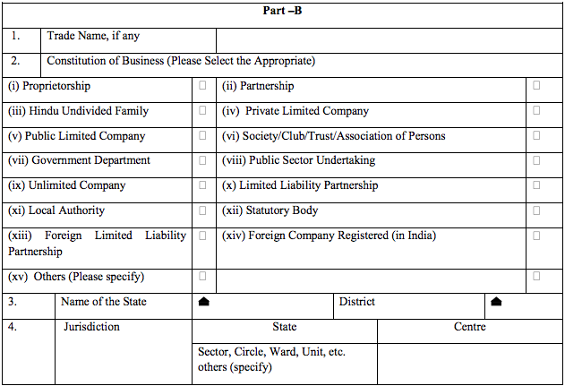 Form GST REG-01