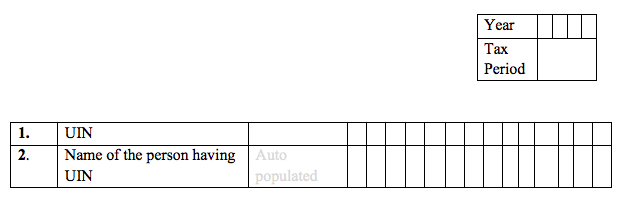 GSTR-11 Table Header