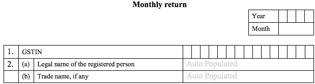 GSTR-3 Table 1