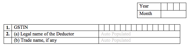 GSTR-7 Table 1