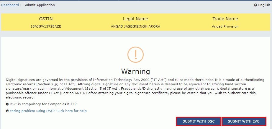 Click Issue with DSC/EVC