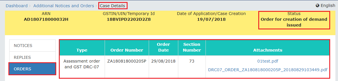 User Manual – Filing reply in FORM GST DRC-06 against Determination of ...