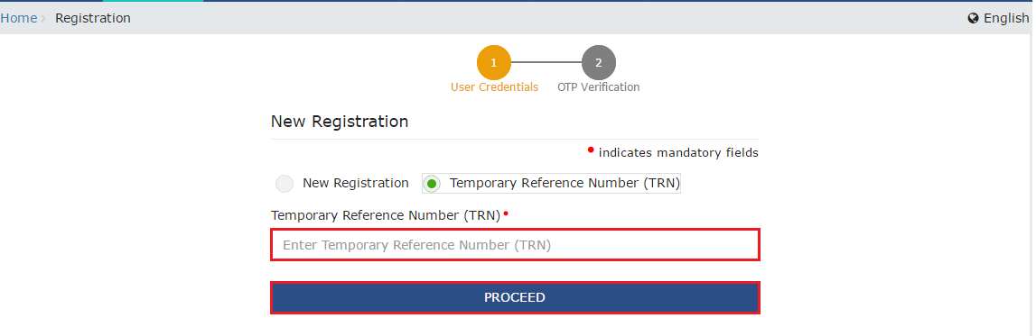 New Registration