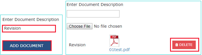 Upload Supporting Documents