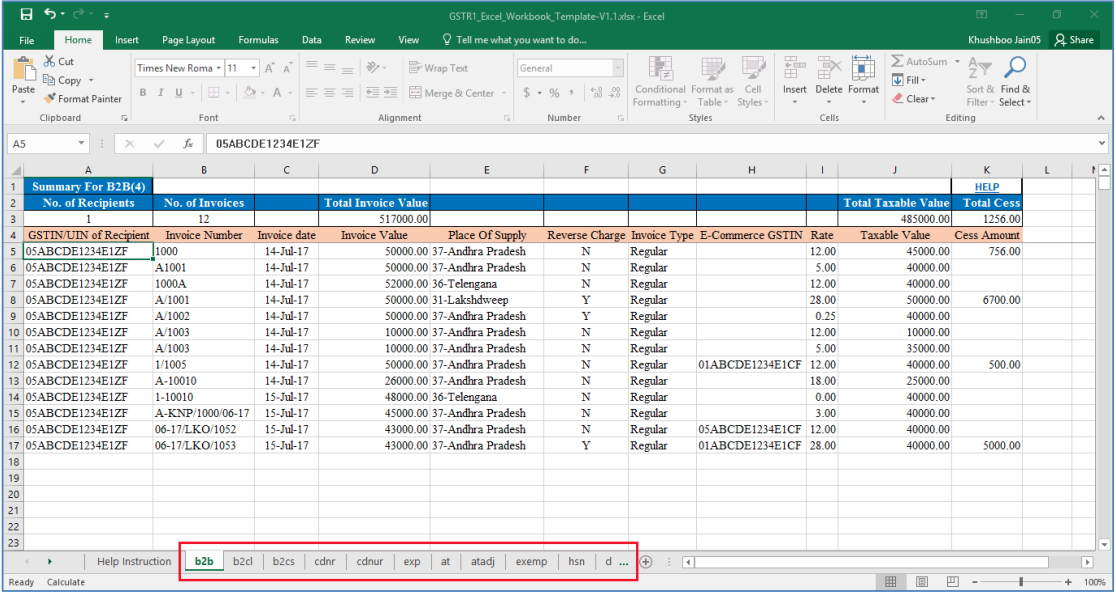 User Manual – Downloading, Installing and Uploading invoices in GSTR-1 ...