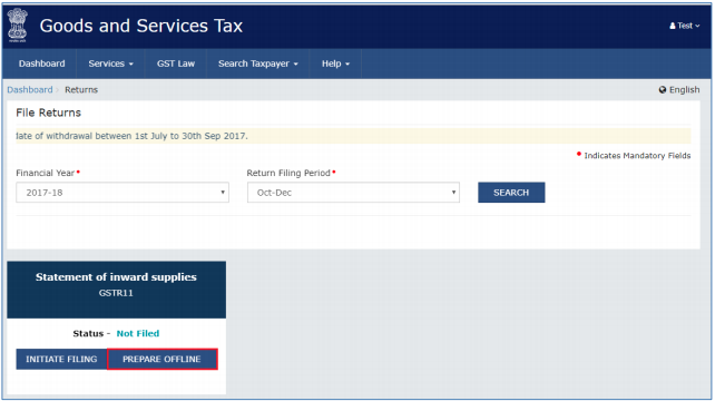 User Manual – GSTR 11 Offline Utility - GSTZen