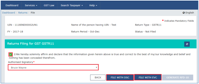 User Manual – GSTR 11 Offline Utility - GSTZen