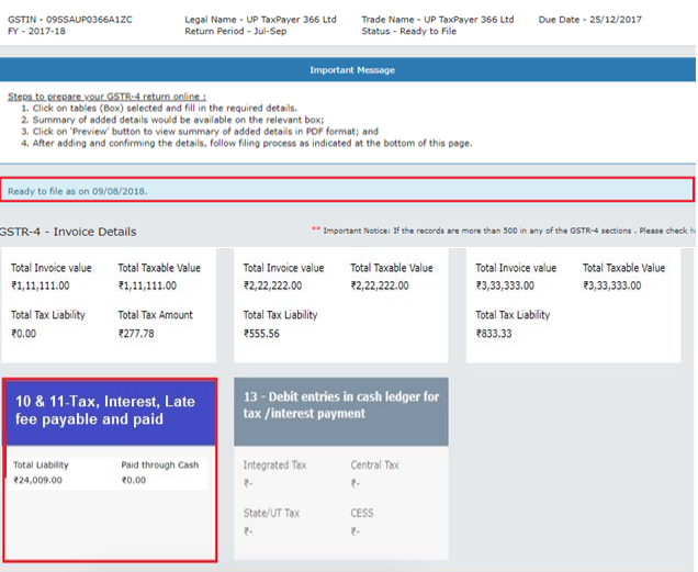 Click on Proceed to File1