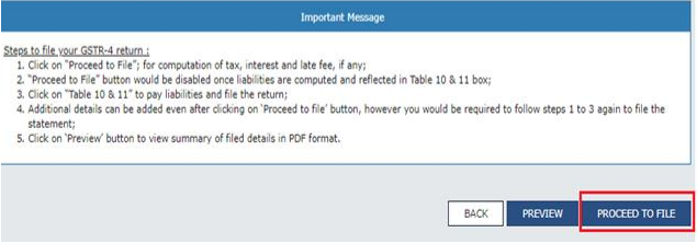 Click on Proceed to File2