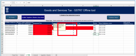 Point your mouse-cursor on each of the red-highlighted cells