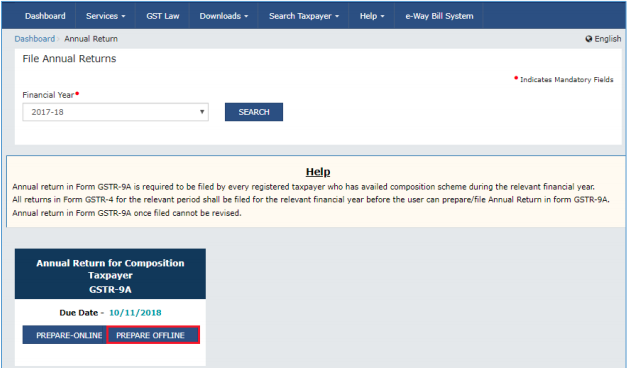 User Manual – GSTR 9A Offline Utility - GSTZen