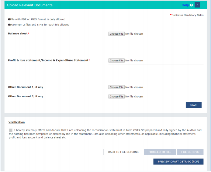 GSTR-9C table derived from GSTR-9