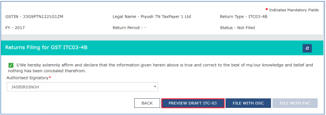 Preview Draft ITC-03