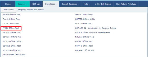 Click Download ITC-4 offline tool