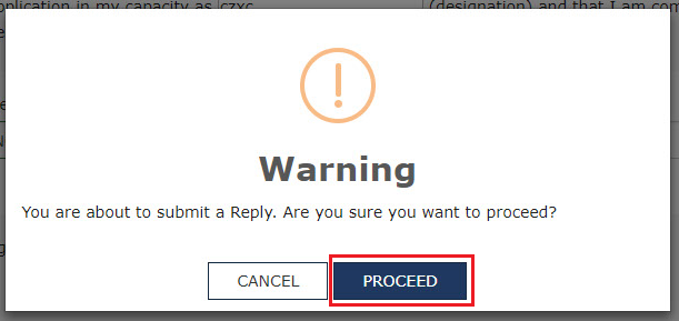 Warning Popup