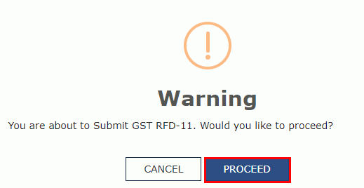 Click Proceed
