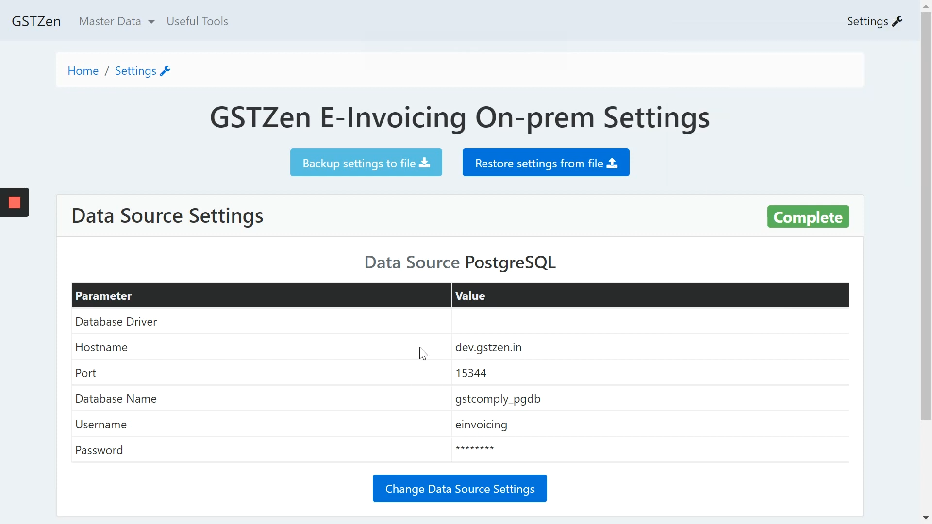 Database connector-Connection Successful