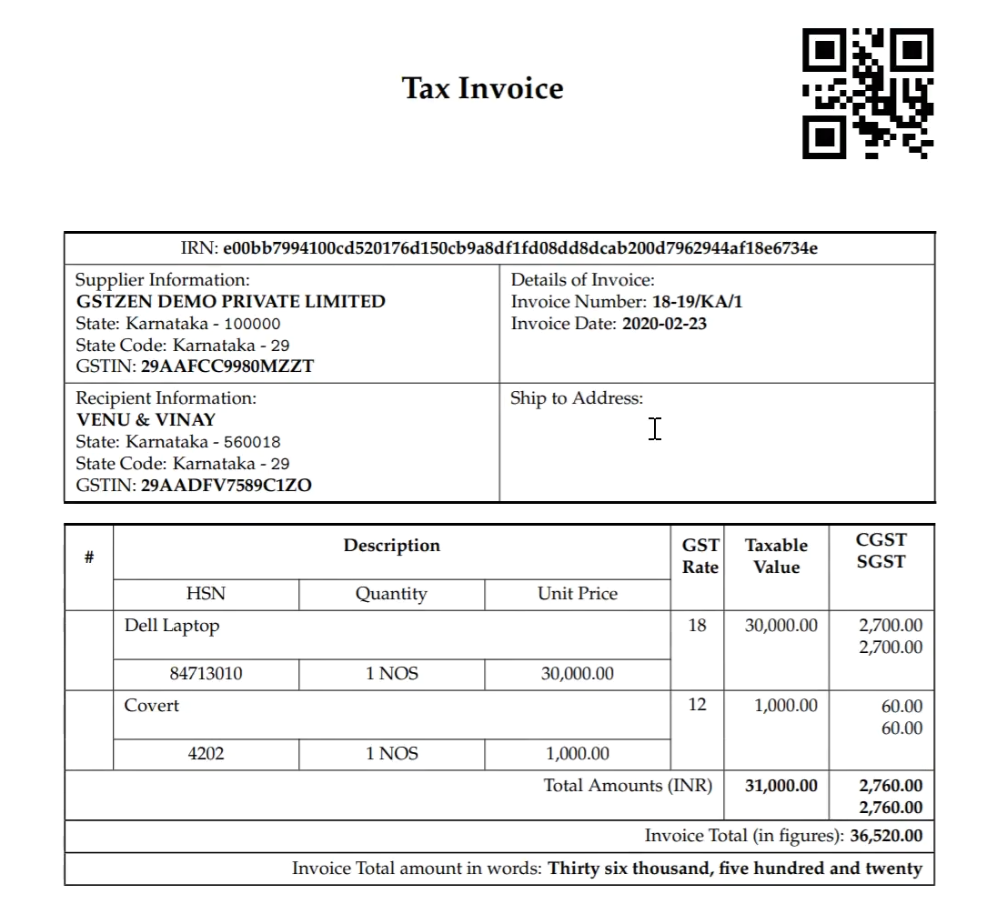 e invoice meaning