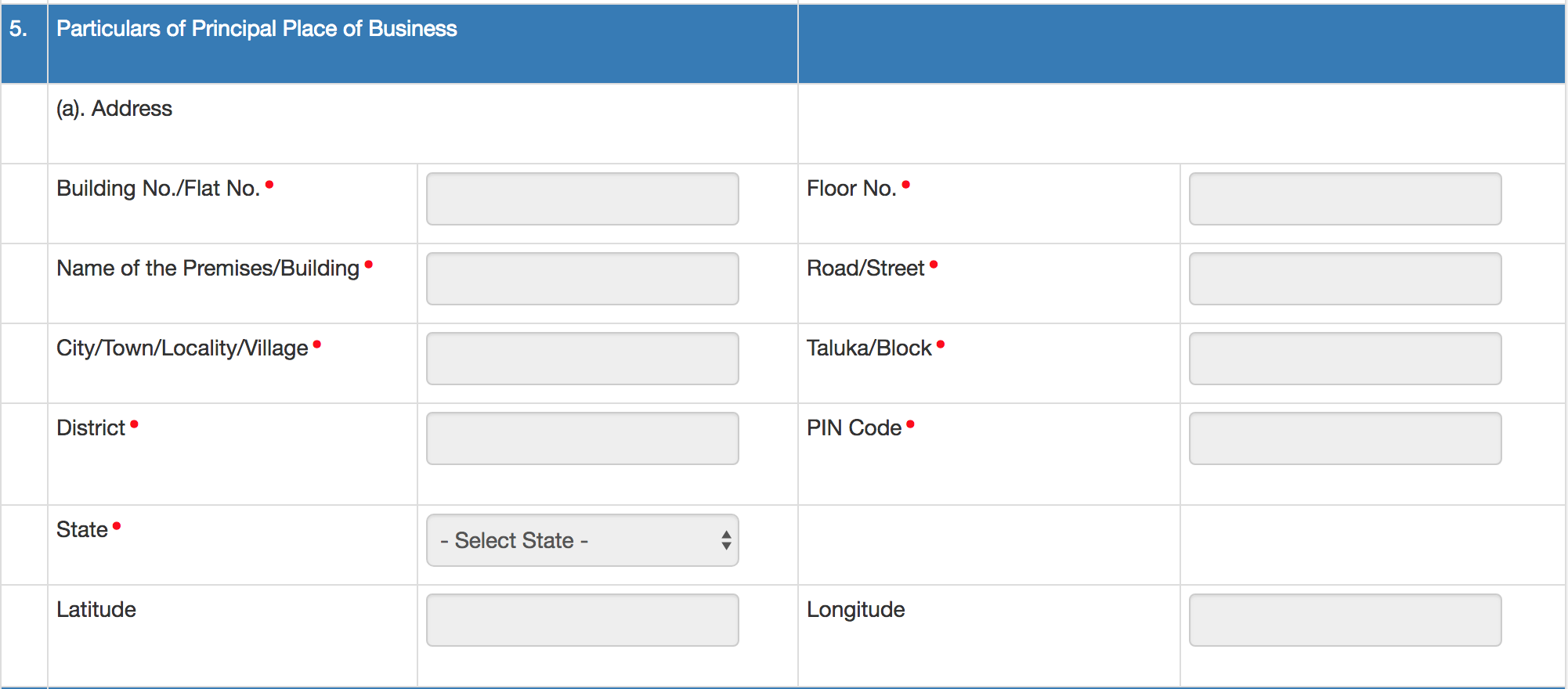 E-Way Bill unregistered form