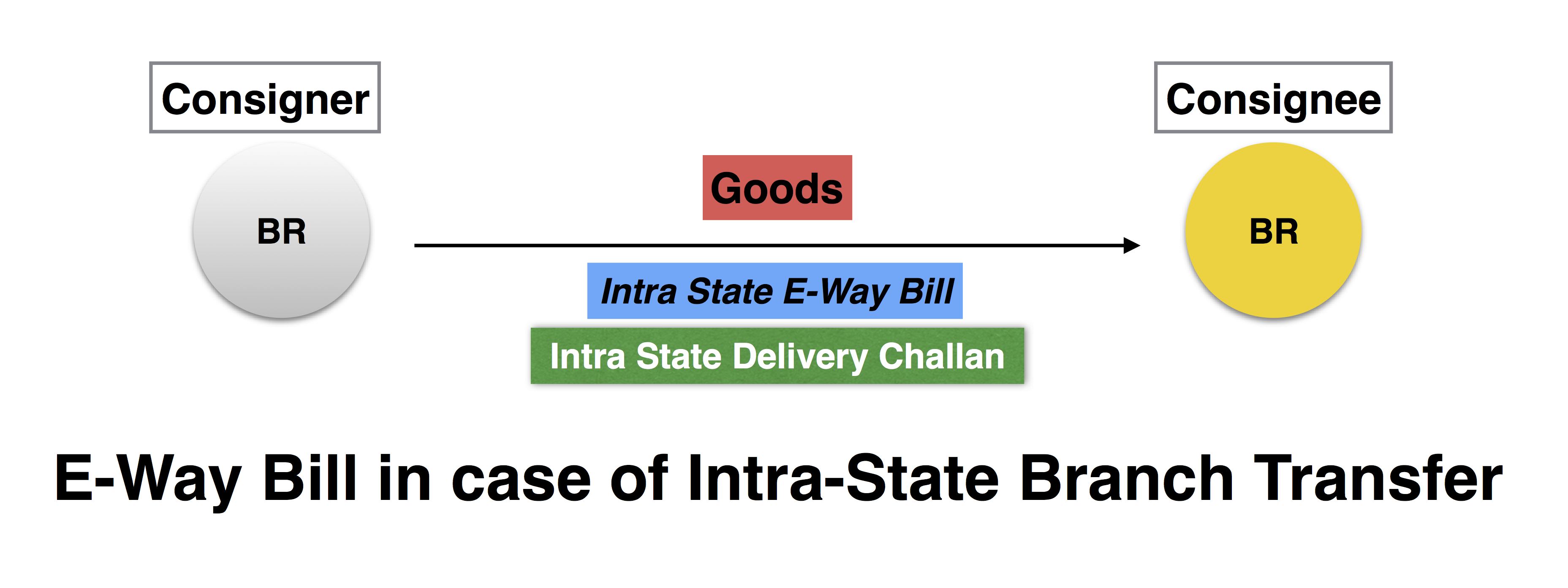 E-Way Bill in case of Intra-State Branch Transfer
