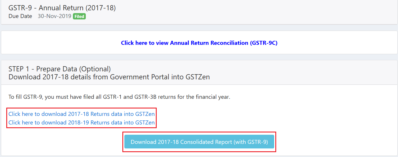 Download GSTR 1 & GSTR 3B from Government Portal into GSTZen