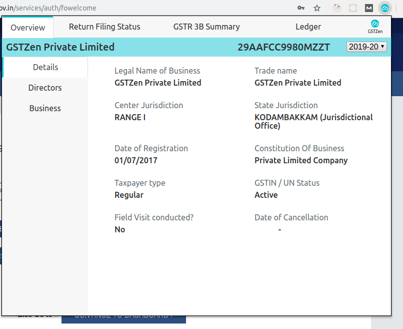 GSTN Details