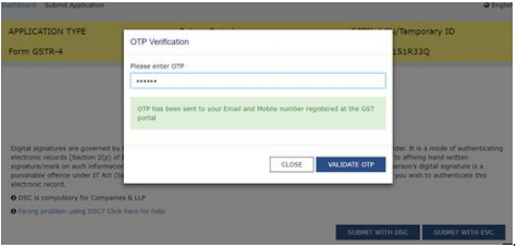 GSTR4 Filing image 1