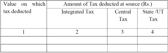 GSTR-7A Table 1