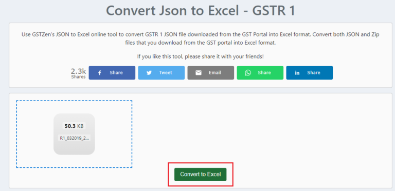 convert excel to json online