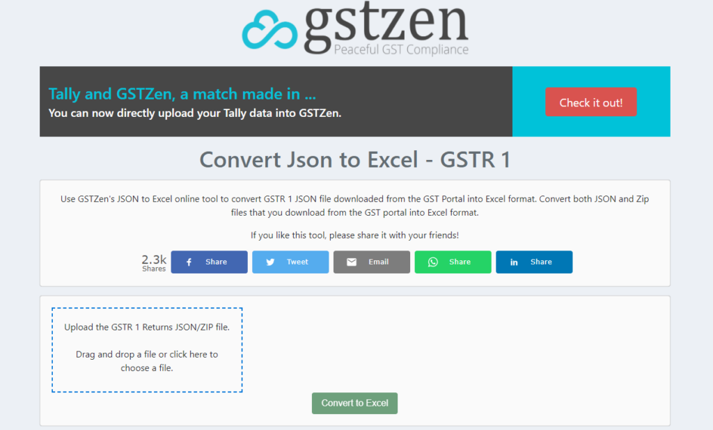 json to excel converter online