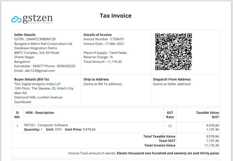 Dynamic Qr Code For B2c Invoices