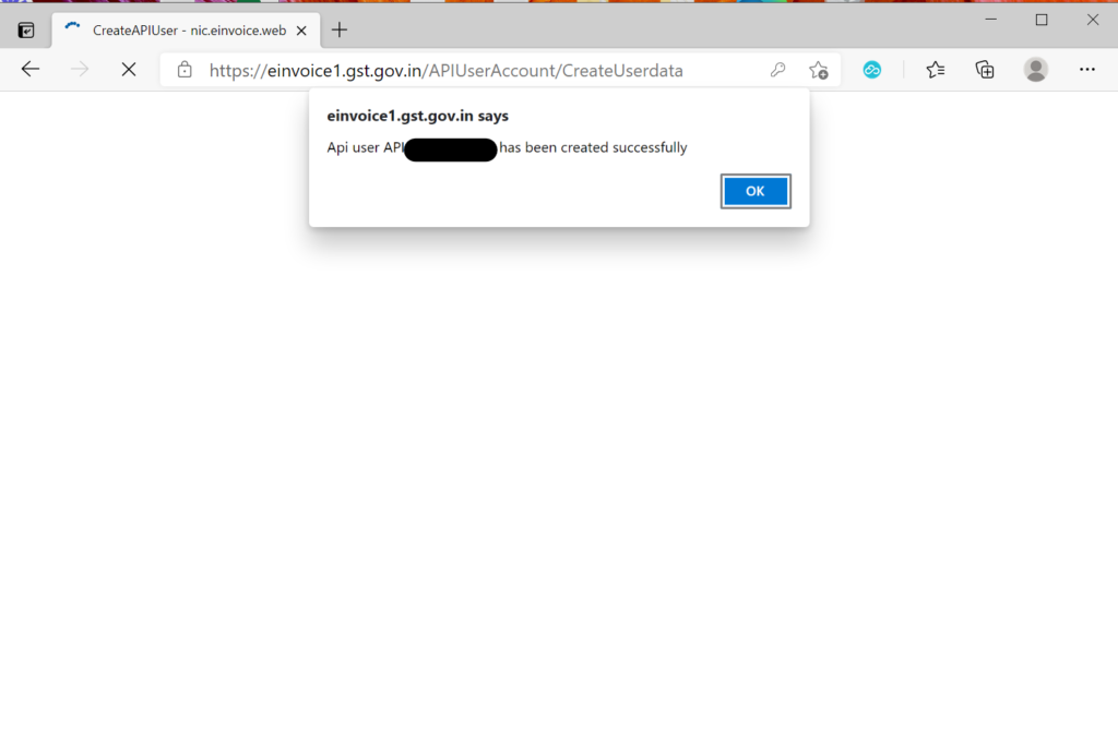 e-Invoice API creation